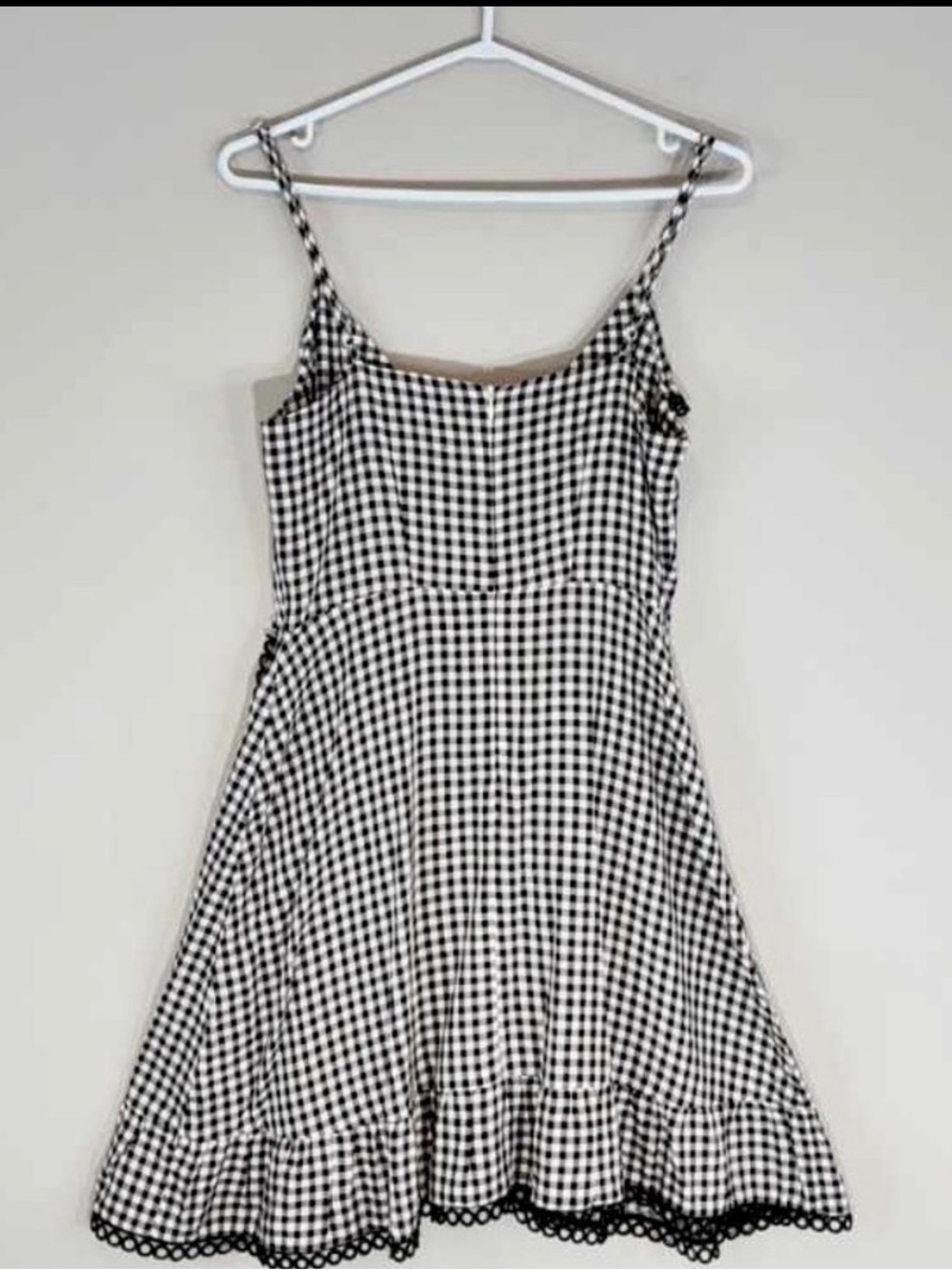 Revolve BB DAKOTA Gingham Ruffle Coquette Mini Dress Size 4 - Picture 8 of 10